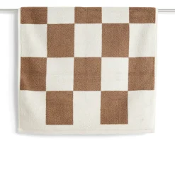 Tapis de salle de bain Check 50x90 cm, Cappuccino