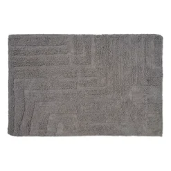Tapis de salle de bain Field 60x90 cm, Gris