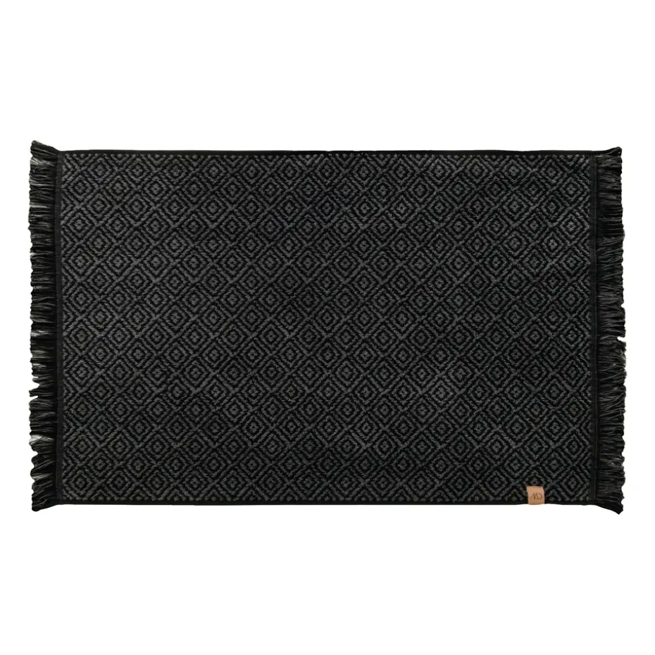 Tapis de salle de bain Morocco 50x80 cm, Black-greyn