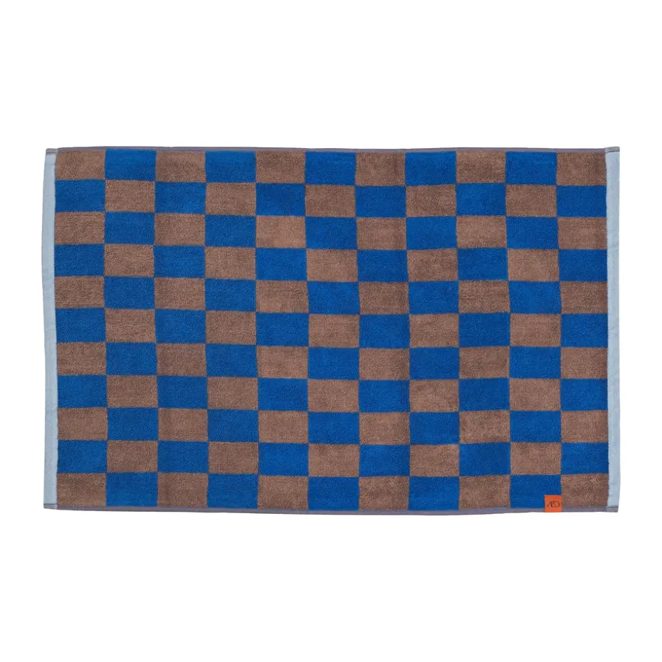 Tapis de salle de bain rétro 50x80 cm, Cobalt