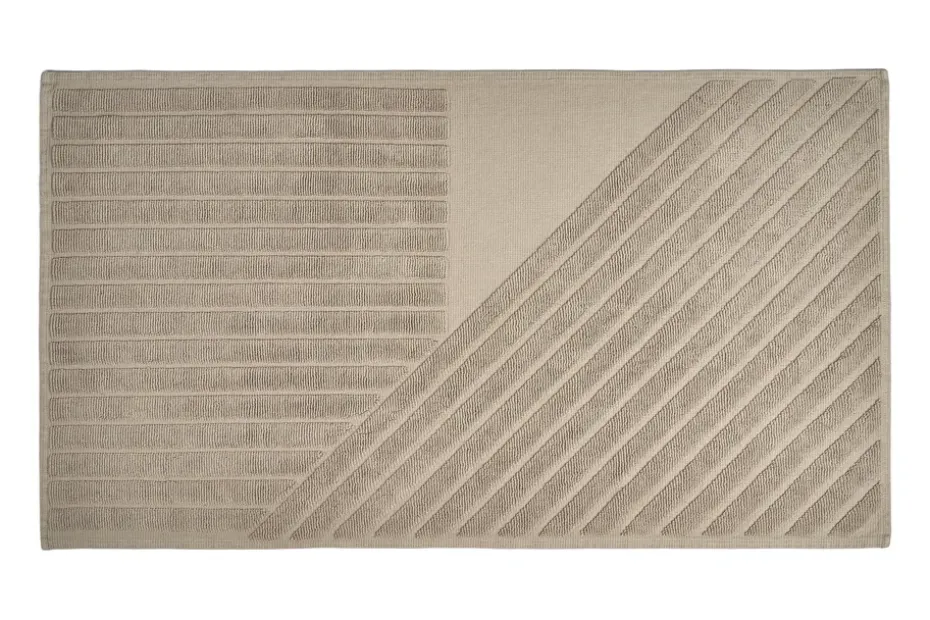 Tapis de salle de bain Stripes 50x90 cm, Beige