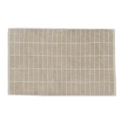 Tapis de salle de bain Tile Stone 50x80 cm, Sable-blanc cassé