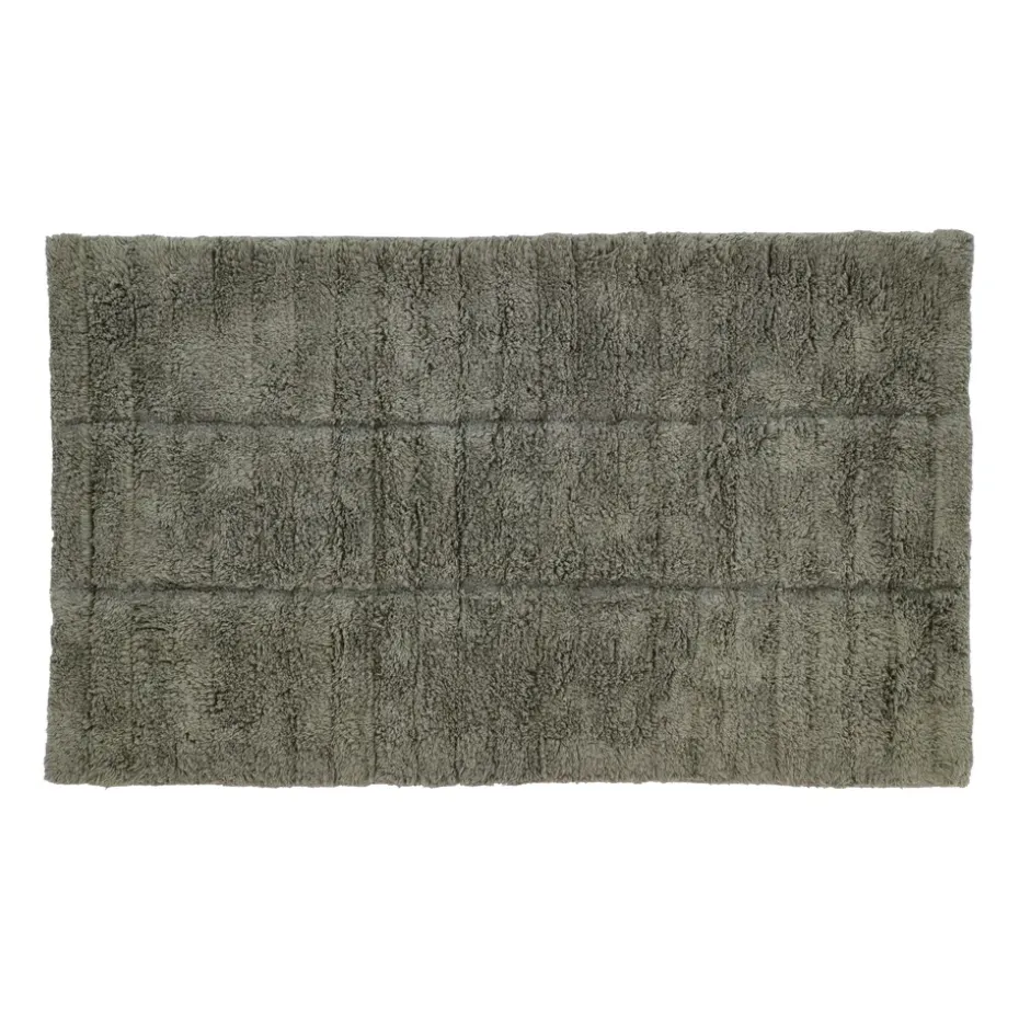 Tapis de salle de bain Tiles 50x80 cm, Vert olive