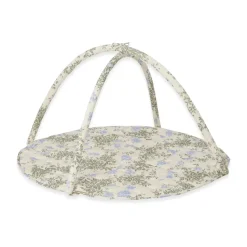 Tapis d'éveil Plumbago matelassé en satin, Ø90 cm