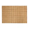 Tapis en jute à carreaux Freja 160x230 cm, Natural-dark grey