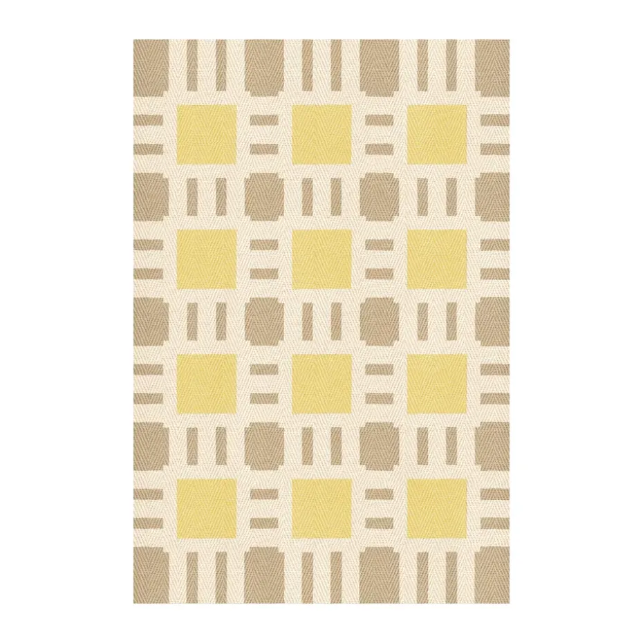 Tapis en jute Evelina Kroon 250x350 cm, Sunny side up