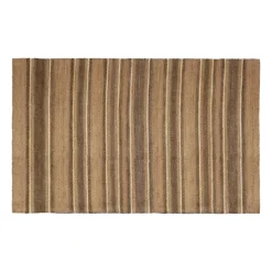 Tapis en jute Fanny striped, Naturel, 190x290 cm