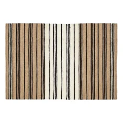 Tapis en jute rayé Elin, 190x290 cm