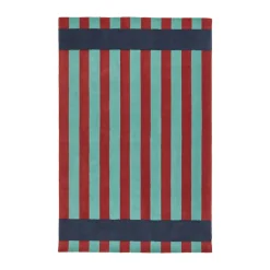 Tapis en laine Aisles, Vert, 170x240 cm