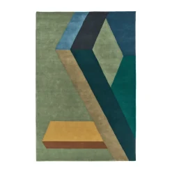 Tapis en laine ASPEKT Pavilion Petroleum, 200x300 cm