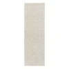Tapis en laine Fawn blanc, 80x240 cm