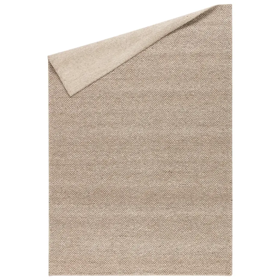 Tapis en laine Flock beige, 200x300 cm