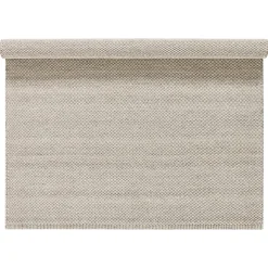 Tapis en laine Lea blanc nature, 170 x 240cm
