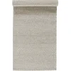 Tapis en laine Lea blanc nature, 80 x 240cm