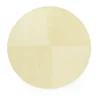 Tapis en laine Level rond, Jaune clair, Ø280 cm