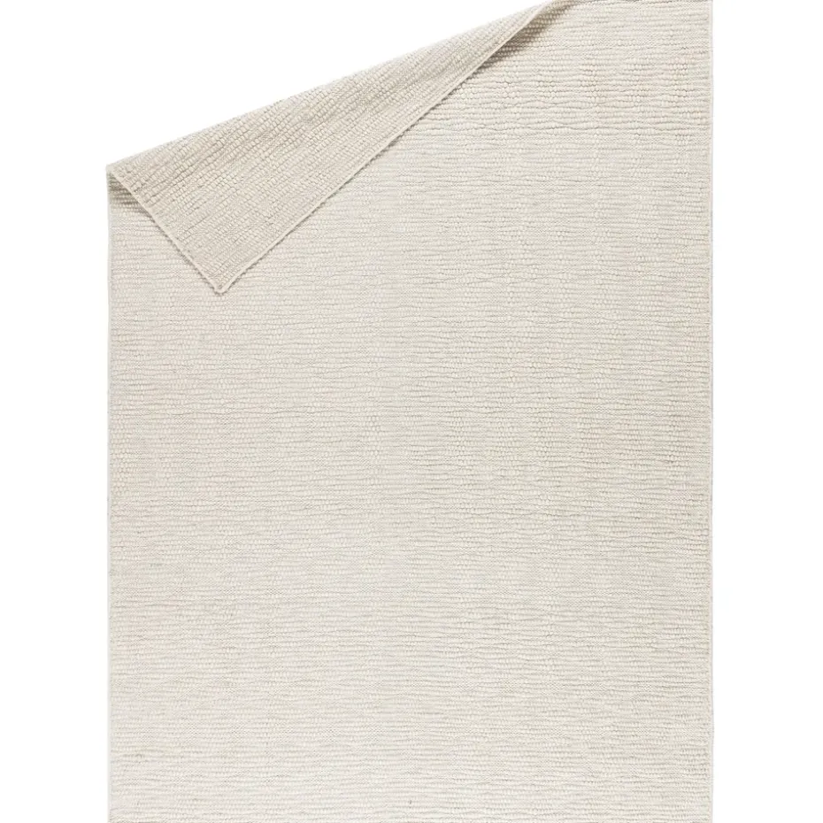 Tapis en laine Pebble blanc, 170x240 cm
