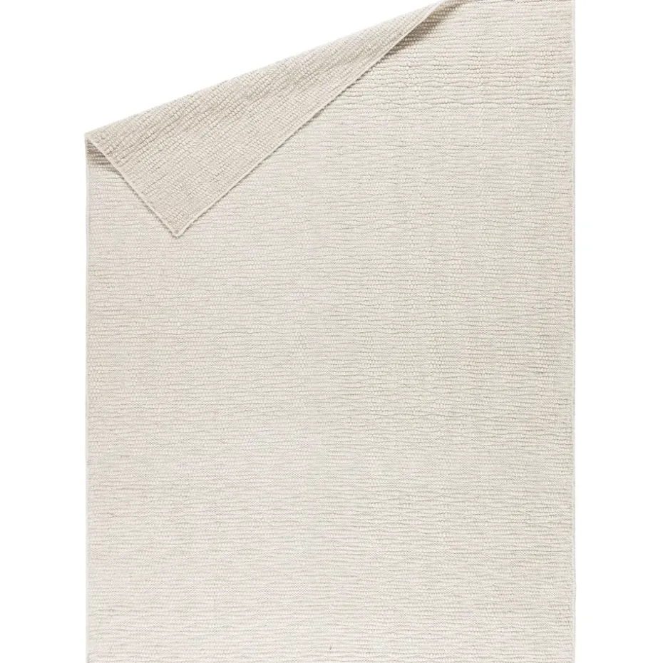 Tapis en laine Pebble blanc, 200x300 cm