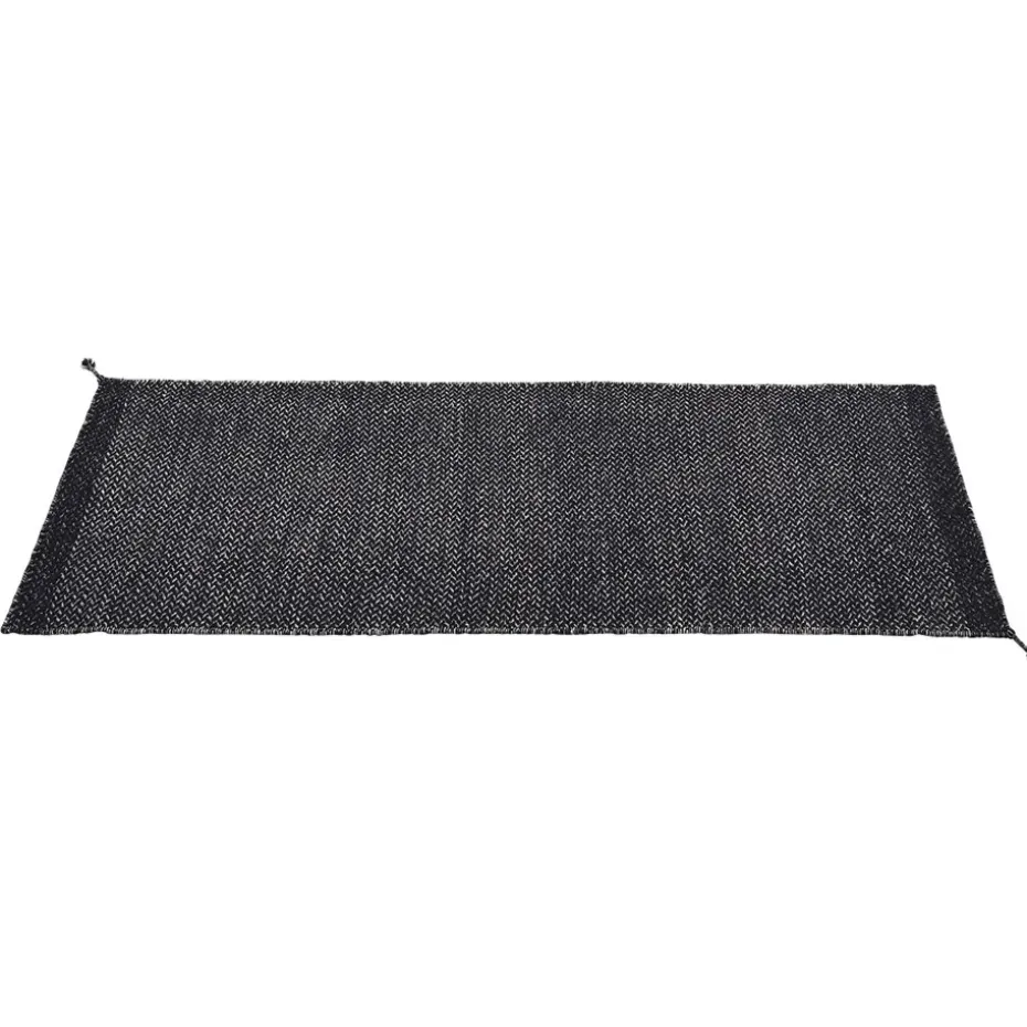 Tapis en laine Ply 80 x 200cm, Midnight blue