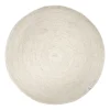 Tapis en laine rond Merino Ø200 cm, Blanc