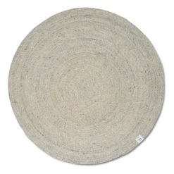 Tapis en laine rond Merino Ø160 cm, Concrete