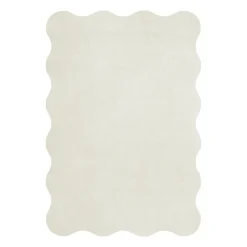 Tapis en laine Scallop 180x270 cm, Bone white