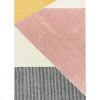 Tapis en laine Stripes Rose, 200x300 cm