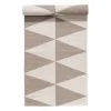 Tapis en plastique Rime greige, 70x150cm