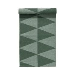 Tapis en plastique Rime vert, 70x200cm