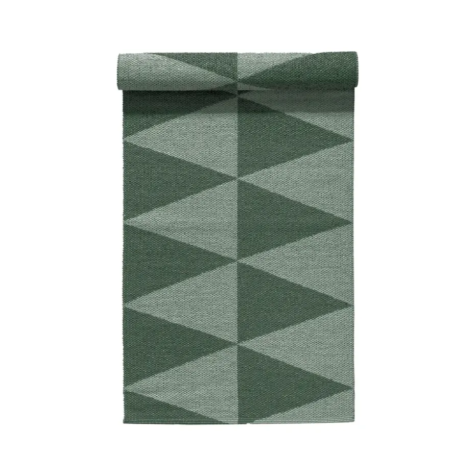 Tapis en plastique Rime vert, 70x200cm