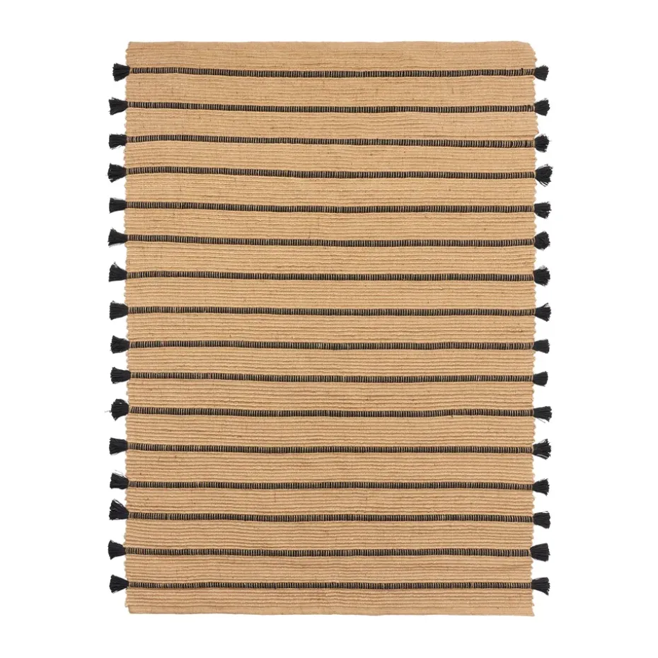 Tapis Ezra 140x200 cm, Natural-black