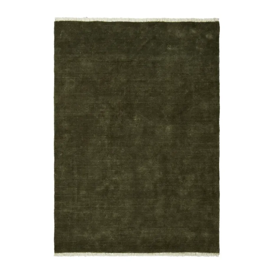 Tapis Firth en jute, Dark olive, 170x240 cm