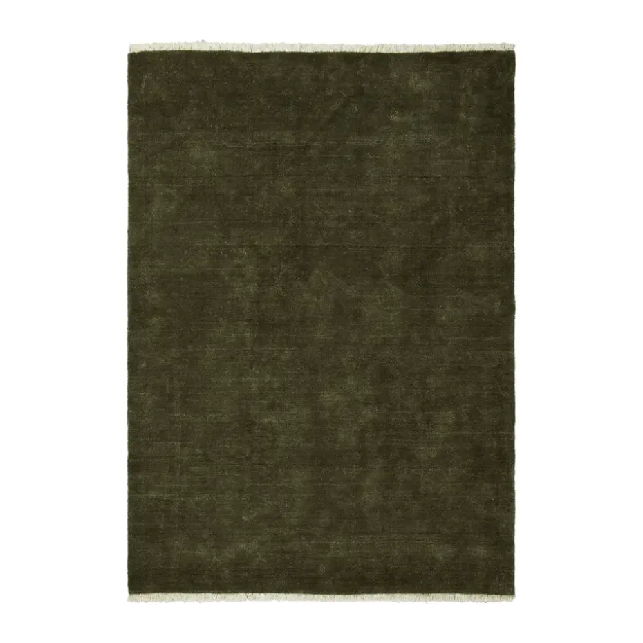 Tapis Firth en jute, Dark olive, 200x300 cm