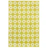 Tapis Flower sun (jaune), grand, 170x250 cm