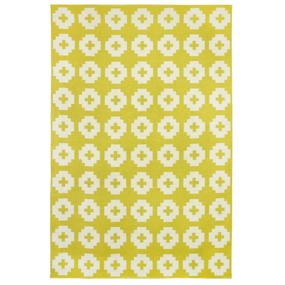 Tapis Flower sun (jaune), grand, 170x250 cm