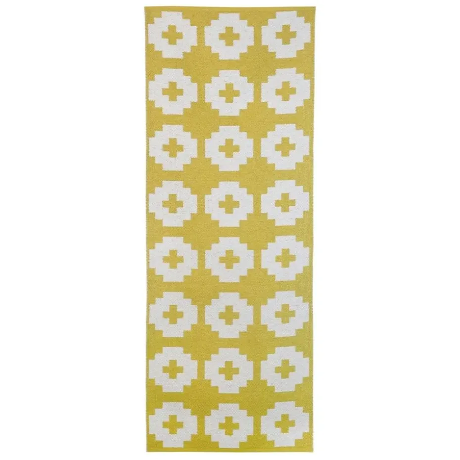 Tapis Flower sun (jaune), 70x100 cm