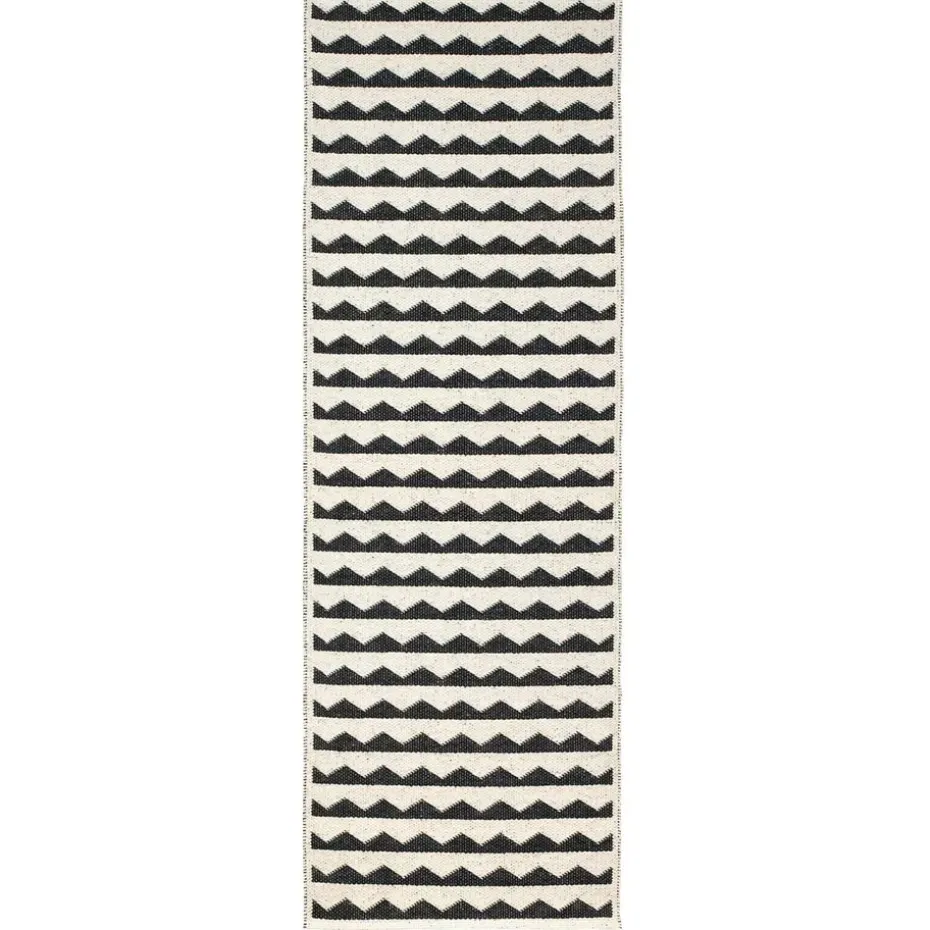 Tapis Gittan noir, 70x100 cm
