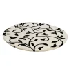 Tapis Grow blanc-noir rond, Ø140 cm