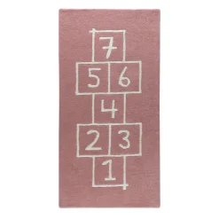 Tapis Hopscotch, rose