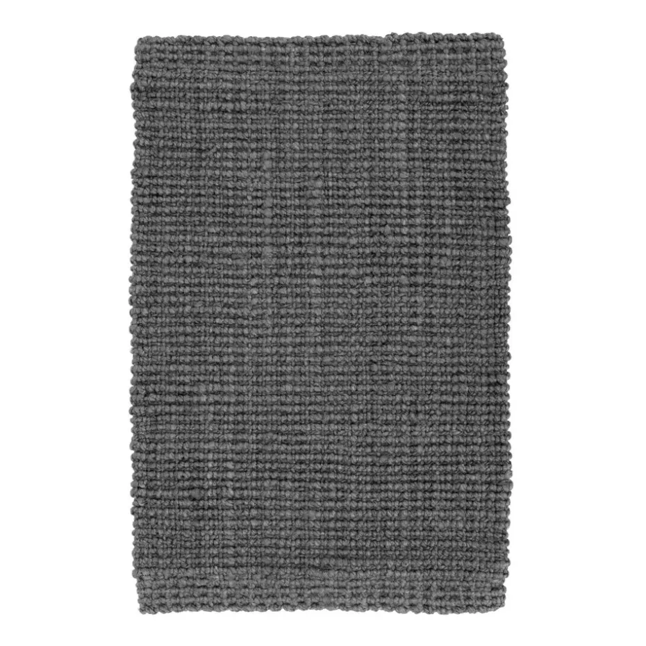 Tapis jute gris foncé, 60x90 cm