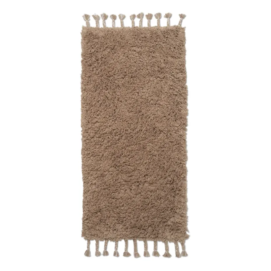 Tapis long pile Amass 70x140 cm, White Pepper