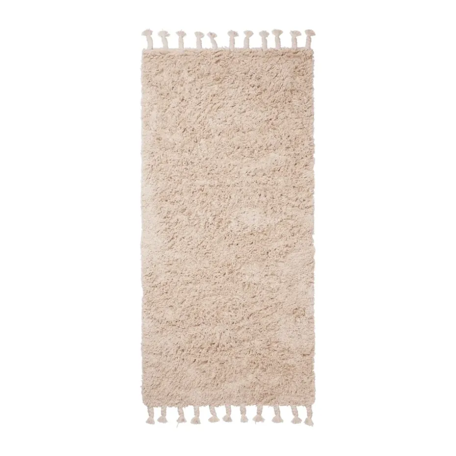 Tapis long pile Amass 70x140 cm, Off-white