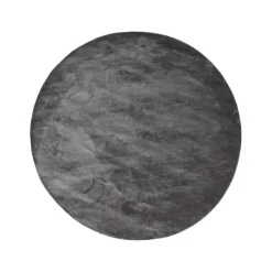 Tapis Lucens rond, steel