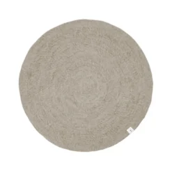 Tapis Merino rond, oat, 200 cm