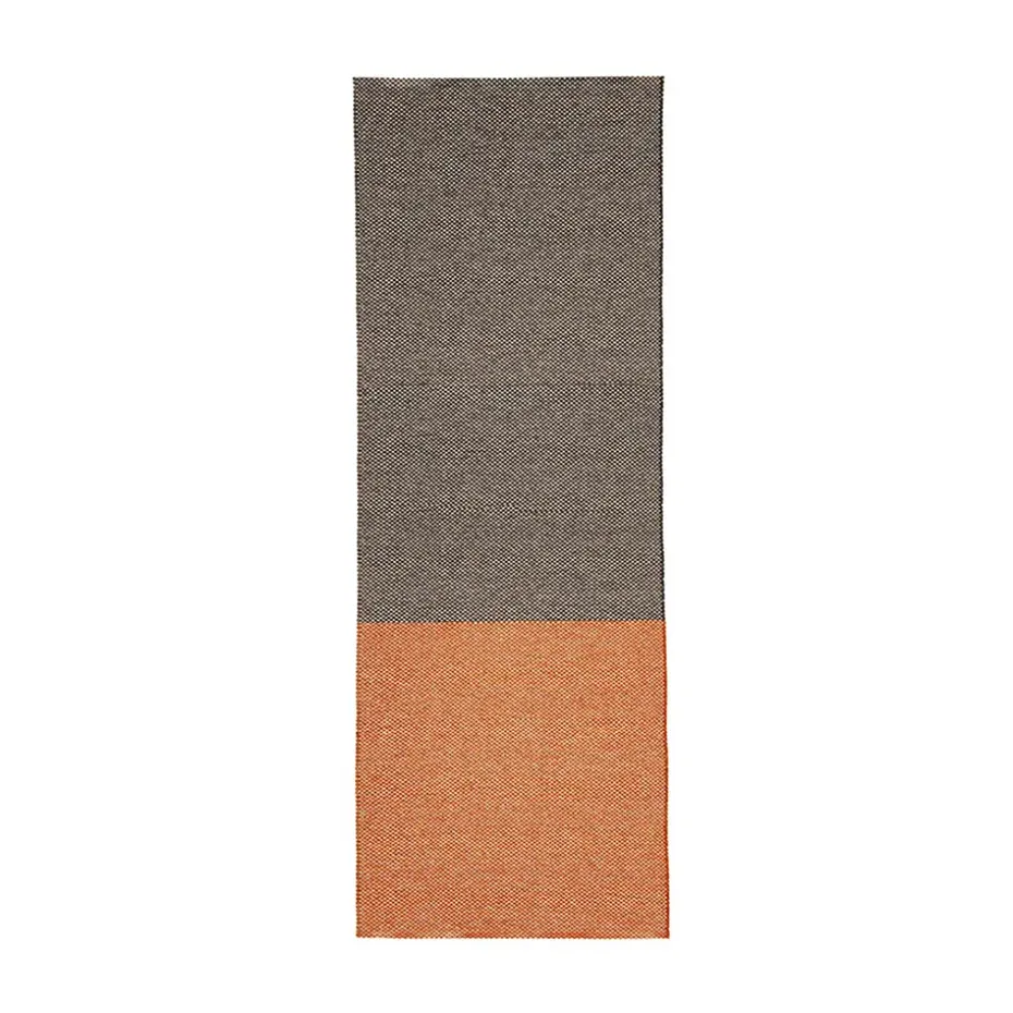Tapis Moor mud (noir-terrakotta), 70x300 cm