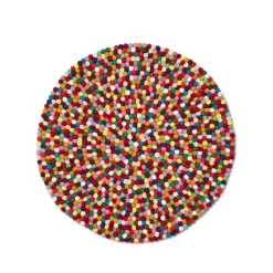Tapis Pinocchio rond, multi, 140 cm