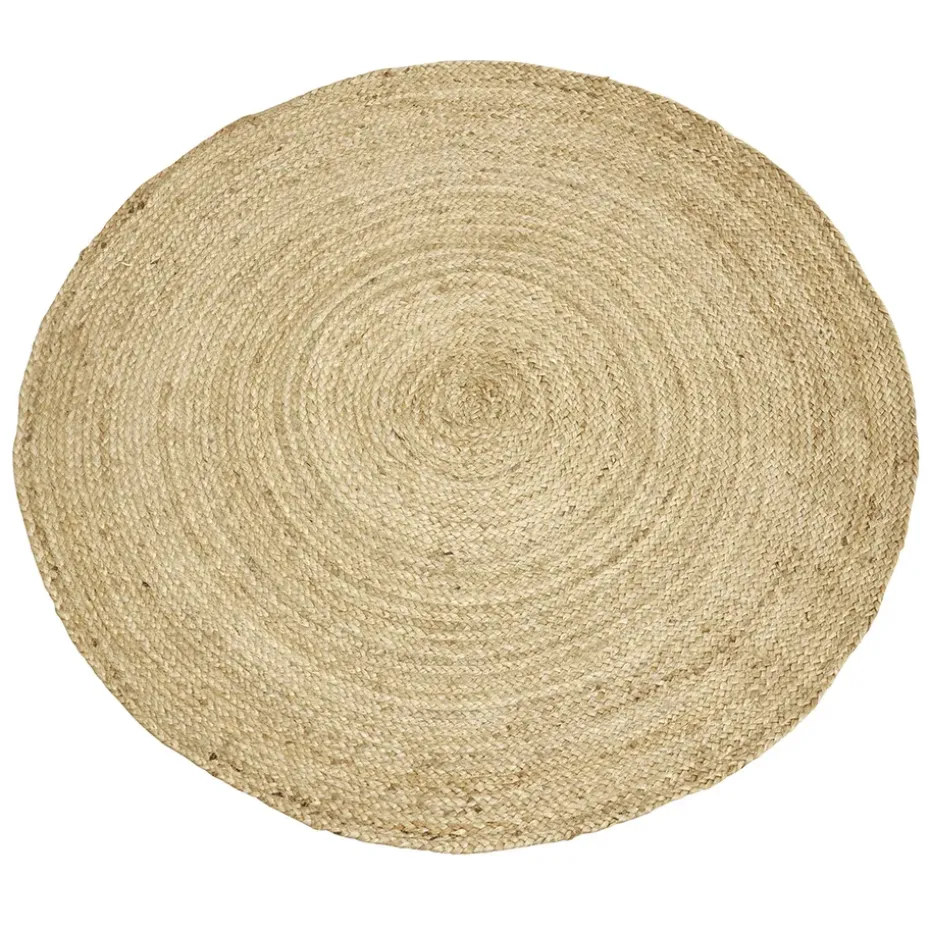 Tapis rond en jute Merida, 120 cm