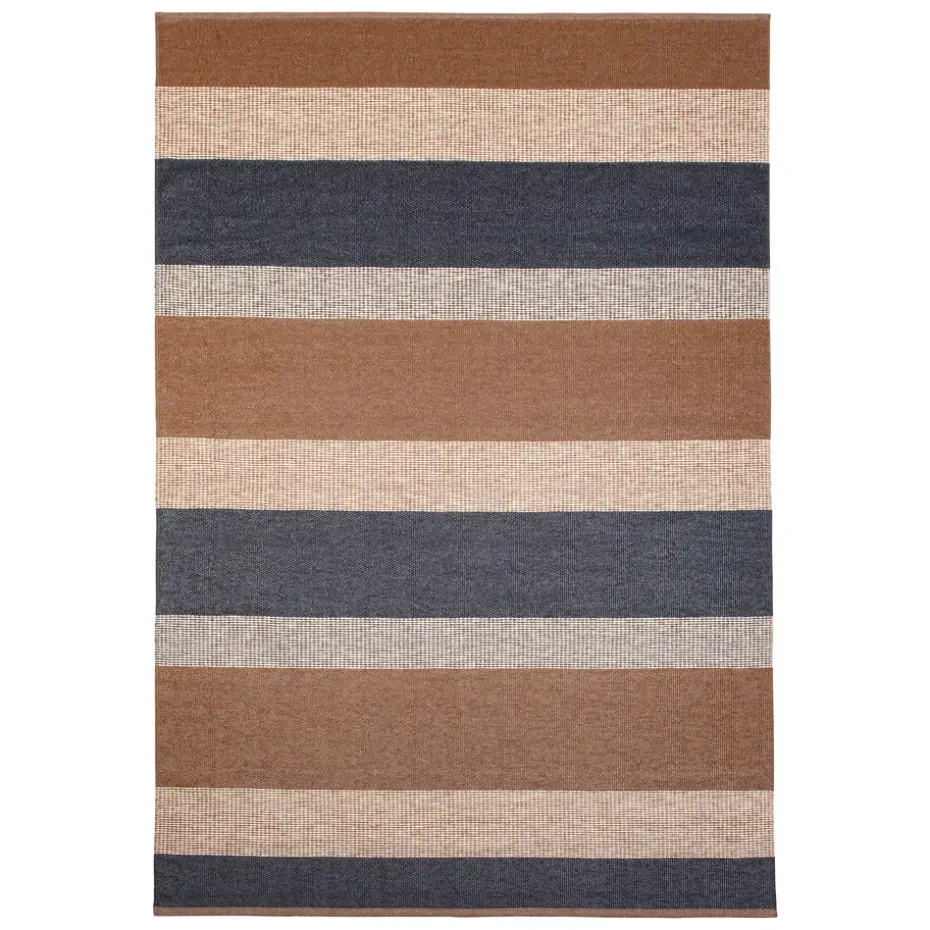 Tapis Seasons cacao (marron-noir), 170x250 cm