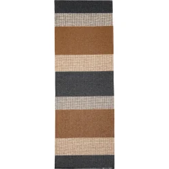Tapis Seasons cacao (marron-noir), 70x150 cm