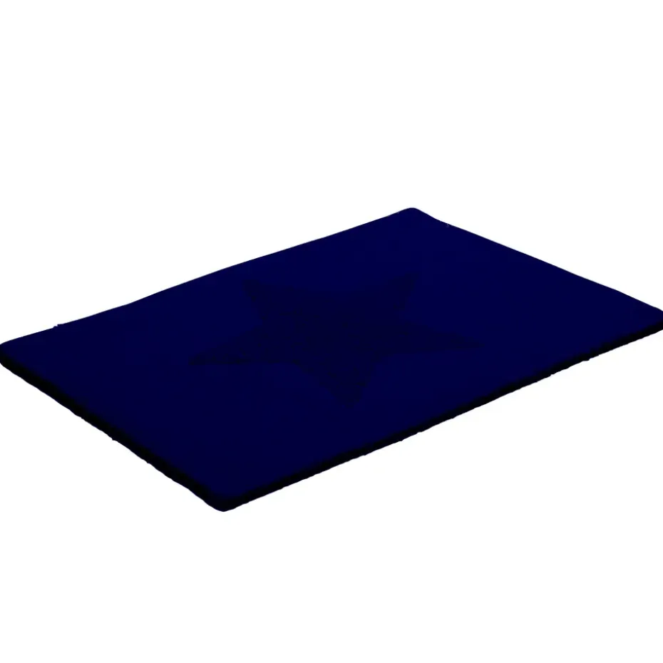 Tapis Star petit, bleu marine