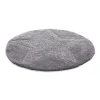 Tapis Star rond, gris graphite